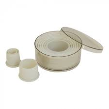 Ausstecherset rund glatt Plastik 9-teilig